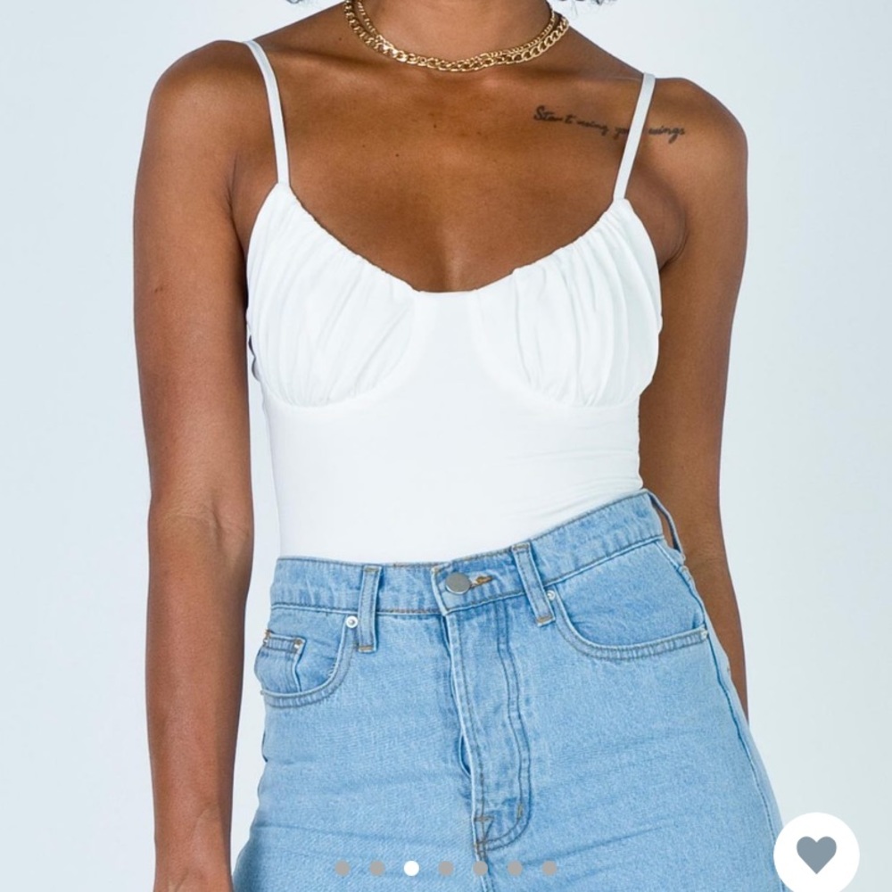 Princess polly Levy white bodysuit